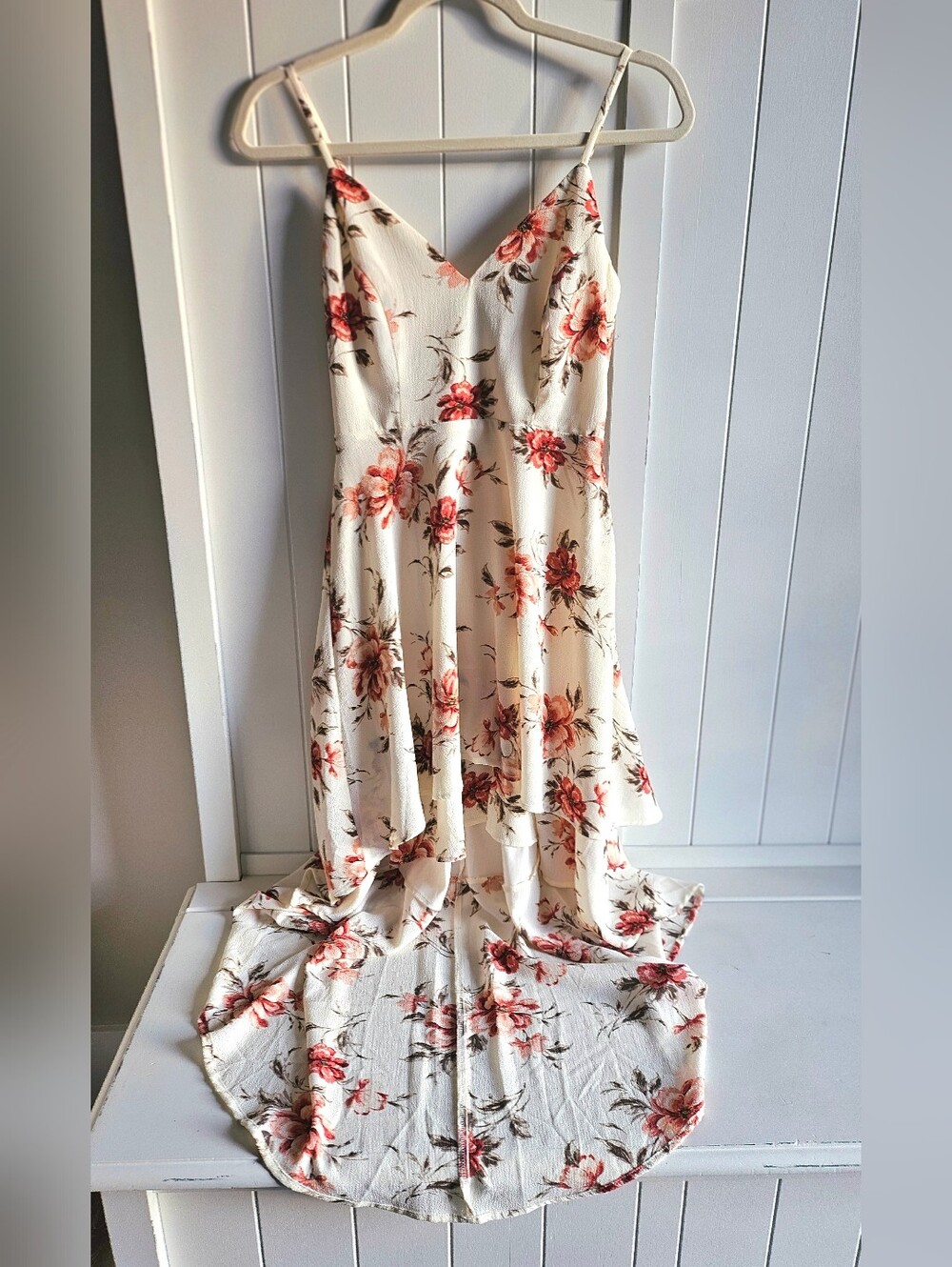 Privy High Low Layered Floral Dress